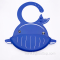 Lovely waterproof silicone baby bibs